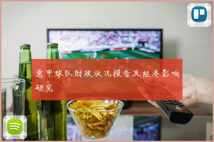 意甲球队财政状况报告及经济影响研究